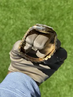 1990 Rolex Day-Date President 18K Yellow Gold 36mm Champagne Stick Dial 18238