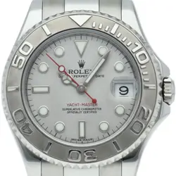 ROLEX YACHTMASTER BOYS WATCH ROLESIUM ROULETTE 168622(RANDOM) PT/STAINLESS S...