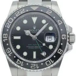 ROLEX GMT-MASTER 2 WATCH 116710LN(V) STAINLESS STEEL MENSWATCH BLACK USED