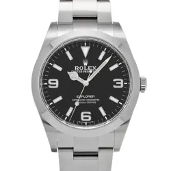 ROLEX EXPLORER 214270 BLACK WATCH 674824