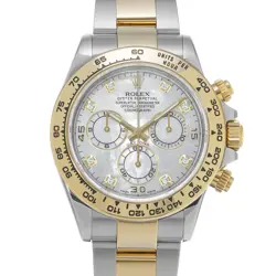 ROLEX COSMOGRAPH DAYTONA 116503NG WHITE SHELL/DIAMOND WATCH 682592
