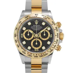 ROLEX COSMOGRAPH DAYTONA 116503G BLACK/DIAMOND WATCH 680407