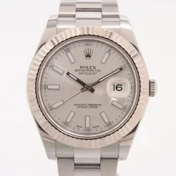 ROLEX DATEJUST 116334 SS×WG SS AT SILVER-FACE