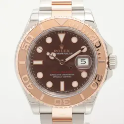 ROLEX YACHT‑MASTER 116621 SS×PG SS×PG AT CHOCOLATE-FACE 1 EXTRA LINK