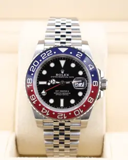 ROLEX GMT-MASTER II PEPSI JUBILEE 126710BLRO FULL SET BOX & PAPERS 2022
