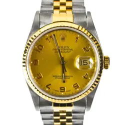 ROLEX 1989 TWO-TONE OYSTER PERPETUAL DATEJUST MDL 16233