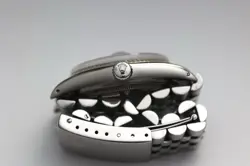 Rolex Datejust Vintage. Stainless Steel. Black Face With Diamonds. 16014