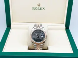 ROLEX DATEJUST 41 126331 SLATE WIMBLEDON DIAL 18K ROSE GOLD STAINLESS STEEL