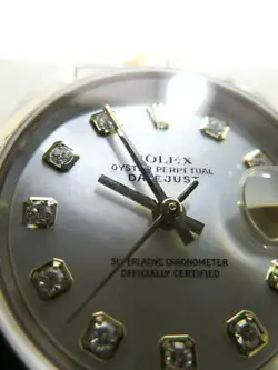 ROLEX Datejust 10P Diamond 69173NG U series circa 1997 watch women TO163721