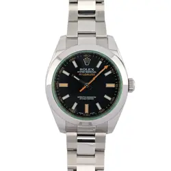 ROLEX 116400GV MILGAUSS BLACK DIAL 40MM 2010 BOX & PAPERS
