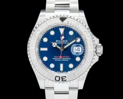 ROLEX YACHT MASTER 126622 SS PLATINUM BEZEL BLUE DIAL 2024