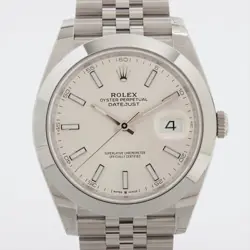 ROLEX DATEJUST 126300 SILVER DIAL 39MM AUTOMATIC STAINLESS STEEL MEN'S WATCH