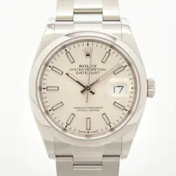 ROLEX DATEJUST 126200 SILVER DIAL 35MM AUTOMATIC STAINLESS STEEL MEN'S WATCH