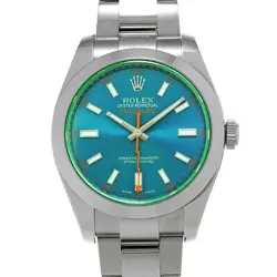 USED ROLEX MILGAUSS 116400GV BLUE CASE: 40×40MM BAND: 19CM MEN'S WATCH #106115