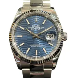 ROLEX DATEJUST 36 FLUTED MOTIF 126234 SS/WG AUTOMATIC #OK324