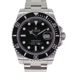 USED ROLEX SUBMARINER DATE 116610LN BLACK CASE: 40.0MM MEN'S WATCH #1019015