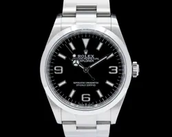 ROLEX 124270 EXPLORER I 36MM SS BLACK DIAL 2025 FULL SET