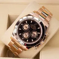 ROLEX DAYTONA 116505 40MM EVEROSE GOLD BLACK DIAL 2023
