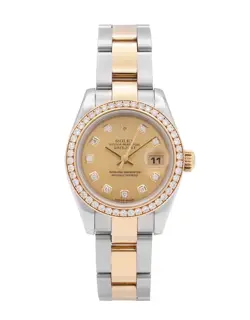 ROLEX DATEJUST 26 / CHAMPAGNE DIAMOND DIAL / 2013 / 179383