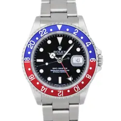 USED ROLEX GMT MASTER 16700 BLACK CASE: 40.0MM MEN'S WATCH #1024015