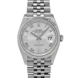 USED ROLEX DATEJUST 36 126234 SILVER CASE: 36×36MM MEN'S WATCH #1022015
