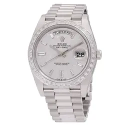 ROLEX DAY-DATE 40 METEORITE DIAMOND AUTOMATIC DIAMOND MEN'S WATCH