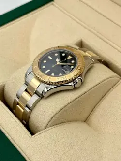 1999 Rolex Yacht-Master 35mm 68623 Two-Tone Blue Dial