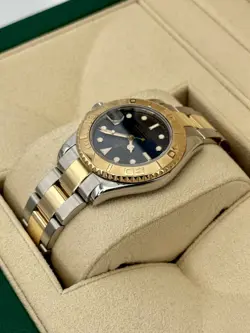 1999 Rolex Yacht-Master 35mm 68623 Two-Tone Blue Dial
