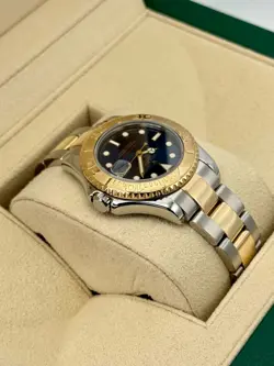 1999 Rolex Yacht-Master 35mm 68623 Two-Tone Blue Dial