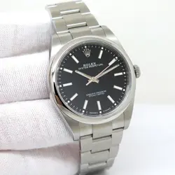 ROLEX 114300 OYSTER PERPETUAL WITH BLACK DIAL