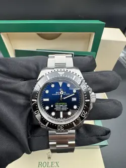 2021 ROLEX 126660 DEEP SEA SEADWELLER JAMES CAMERON BLUE DIAL COMPLETE