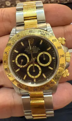 ROLEX DAYTONA ZENITH WATCH 16523 40MM AUTOMATIC STEEL GOLD CHRONOGRAPH