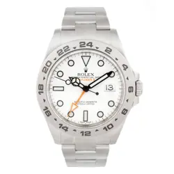 ROLEX EXPLORER II 'POLAR' STAINLESS STEEL WHITE DIAL 42MM 216570 FULL SET