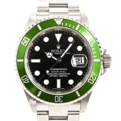 USED ROLEX SUBMARINER 16610LV BLACK CASE: 40MM BAND: 18CM MEN'S WATCH #1019015