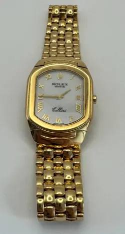ROLEX CELLINI 6633 WHITE FACE, CASE SIZE 30MM LADIES USED WATCH