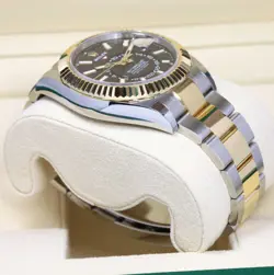 New 2023 Rolex Sky-Dweller 336933 42MM Black 18K Yg Two-Tone Box Papers