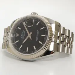 ROLEX DATEJUST 36 BLACK DIAL STAINLESS STEEL JUBILEE BRACELET AUTOMATIC 116234
