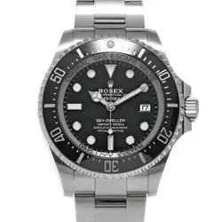 USED ROLEX SEA-DWELLER DEEP SEA 136660 BLACK MEN'S WATCH #1011015