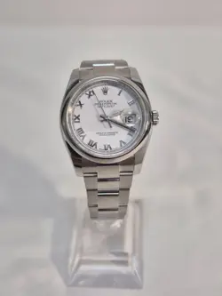 ROLEX DATEJUST STEEL WATCH 36MM 116200