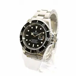 Y0719 ROLEX SUBMARINER DATE 16610T SILVER BLACK DIAL MEN’S AUTOMATIC WATCH