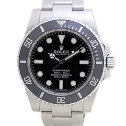 ROLEX SUBMARINER NON DATE 114060 [OVERHAULED/POLISHED] MEN'S WATCH /40007