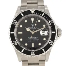 AUTHENTIC ROLEX SUBMARINER DATE 16610 SS AUTOMATIC #F  #260-004-119-8193