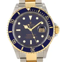 AUTHENTIC ROLEX SUBMARINER DATE 16613 SSXYG AUTOMATIC #F  #270-004-102-8817