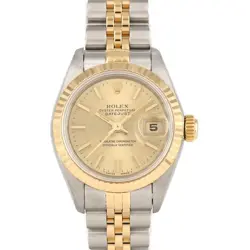 AUTHENTIC ROLEX DATEJUST 69173 SSXYG AUTOMATIC #S  #270-004-093-9626