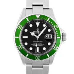 ROLEX GREEN SUBMARINER 16610LV DATE DISPLAY #007
