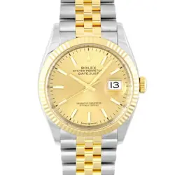 ROLEX DATEJUST 36 126233 DATE DISPLAY COMBI #019