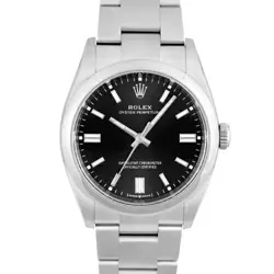 ROLEX OYSTER PERPETUAL 36 126000 BRIGHT BLACK DIAL #066