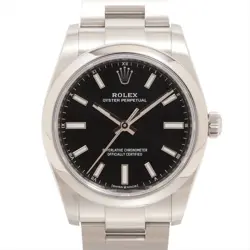 ROLEX OYSTER PERPETUAL 124200 SS SS AT BLACK DIAL