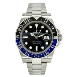 ROLEX OYSTER PERPETUAL GMT-MASTER II BLACK DIAL OYSTER BRACELET 116710BLNR