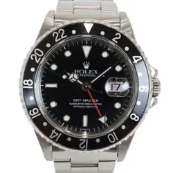 USED ROLEX GMT MASTER 16700 BLACK CASE: 40MM BAND: 19ｃｍ MEN'S WATCH #1029015